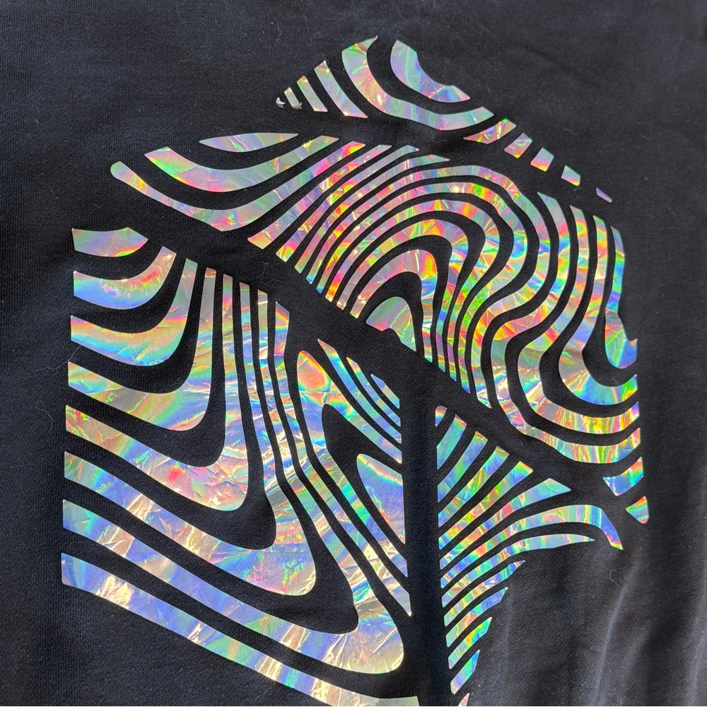 Block Holographic black Sweatshirt-Men’s size Large.